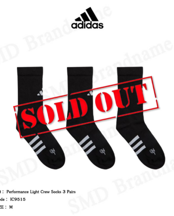 Adidas ถุงเท้า รุ่น Performance Light Crew Socks 3 Pairs Code: IC9515