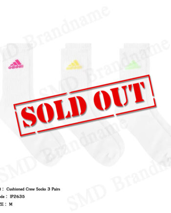 Adidas ถุงเท้า รุ่น Cushioned Crew Socks 3 Pairs Code: IP2635