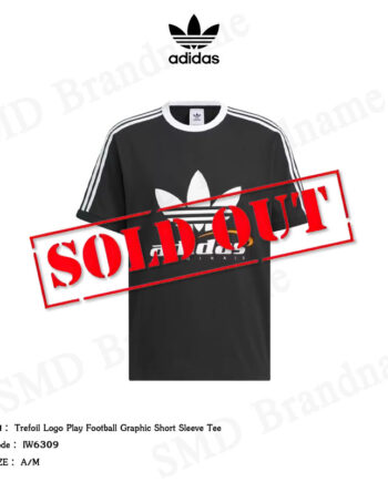 Adidas เสื้อยืดคอกลม รุ่น Trefoil Logo Play Football Graphic Short Sleeve Tee Code: IW6309