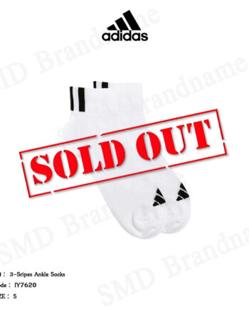 Adidas ถุงเท้า รุ่น 3-Stripes Ankle Socks Code: IY7618
