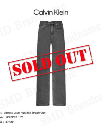 Calvin Klein Jeans กางเกงยีนส์ รุ่น Women's Jeans High Rise Straight Gray Code: J223290 1BY
