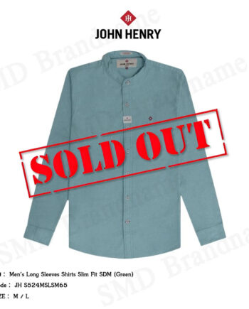 John Henry เสื้อเชิ้ตแขนยาว รุ่น Men's Long Sleeves Shirts Slim Fit SDM (Green) Code: JH S524MSLSM65
