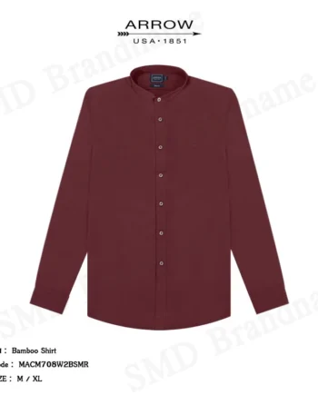 Arrow เสื้อเชิ้ตแขนยาว รุ่น Bamboo Shirt Code: MACM708W2BSMR