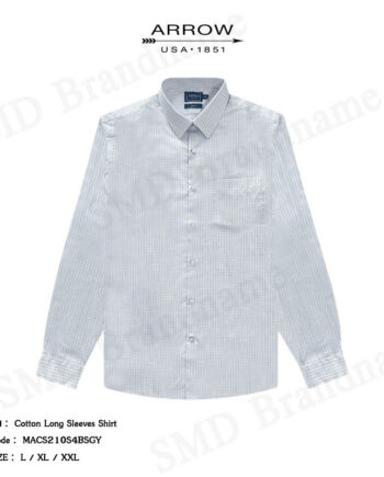 Arrow เสื้อเชิ้ตแขนยาว รุ่น Cotton Long Sleeves Shirt Code: MACS210S4BSGY