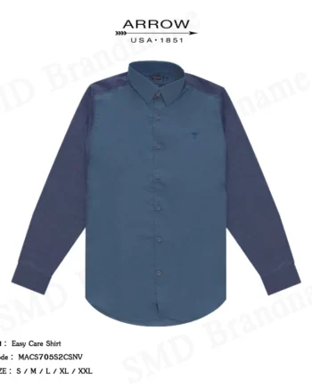 Arrow เสื้อเชิ้ตแขนยาว รุ่น Easy Care Shirt Code: MACS705S2CSNV