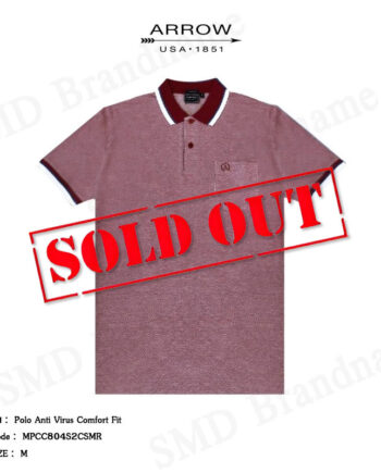 Arrow เสื้อโปโลแขนสั้น รุ่น  Polo Anti Virus Comfort Fit Code: MPCC804S2CSMR