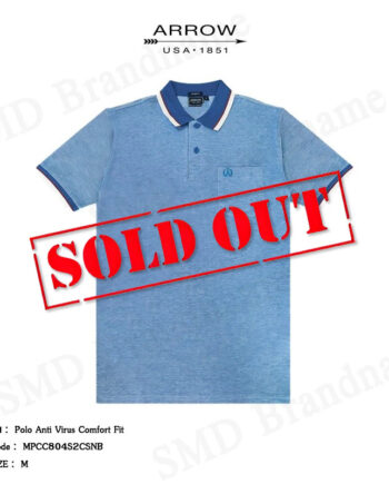 Arrow เสื้อโปโลแขนสั้น รุ่น  Polo Anti Virus Comfort Fit Code: MPCC804S2CSNB