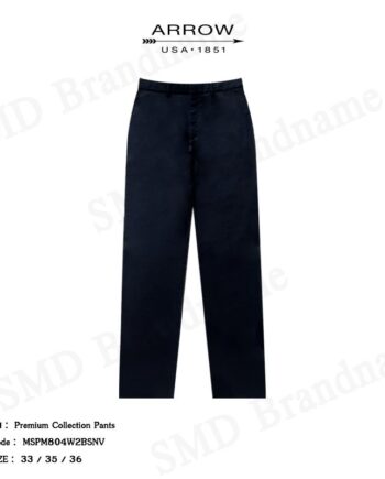 Arrow กางเกงสแล็ค ขายาว ทำงาน Classic รุ่น Premium Collection Pants Code: MSPM804W2BSNV