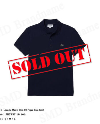 Lacoste เสื้อโปโลชาย รุ่น Men’s Slim Fit Pique Polo Shirt Code: PH7937 10 166