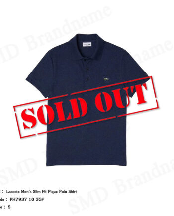 Lacoste เสื้อโปโลชาย รุ่น Men’s Slim Fit Pique Polo Shirt Code: PH7937 10 3GF