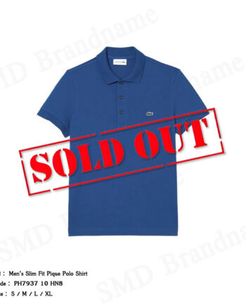 Lacoste เสื้อโปโลชาย รุ่น Men’s Slim Fit Pique Polo Shirt Code: PH7937 10 HN8