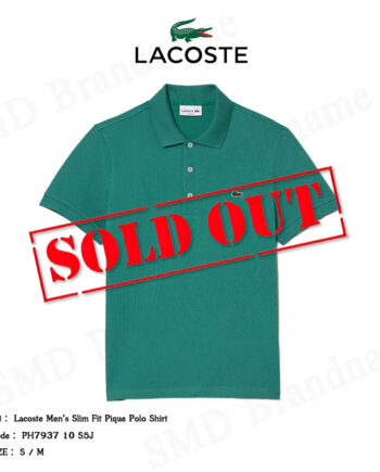 Lacoste เสื้อโปโลชาย รุ่น Lacoste Men’s Slim Fit Pique Polo Shirt Code: PH7937 10 S5J