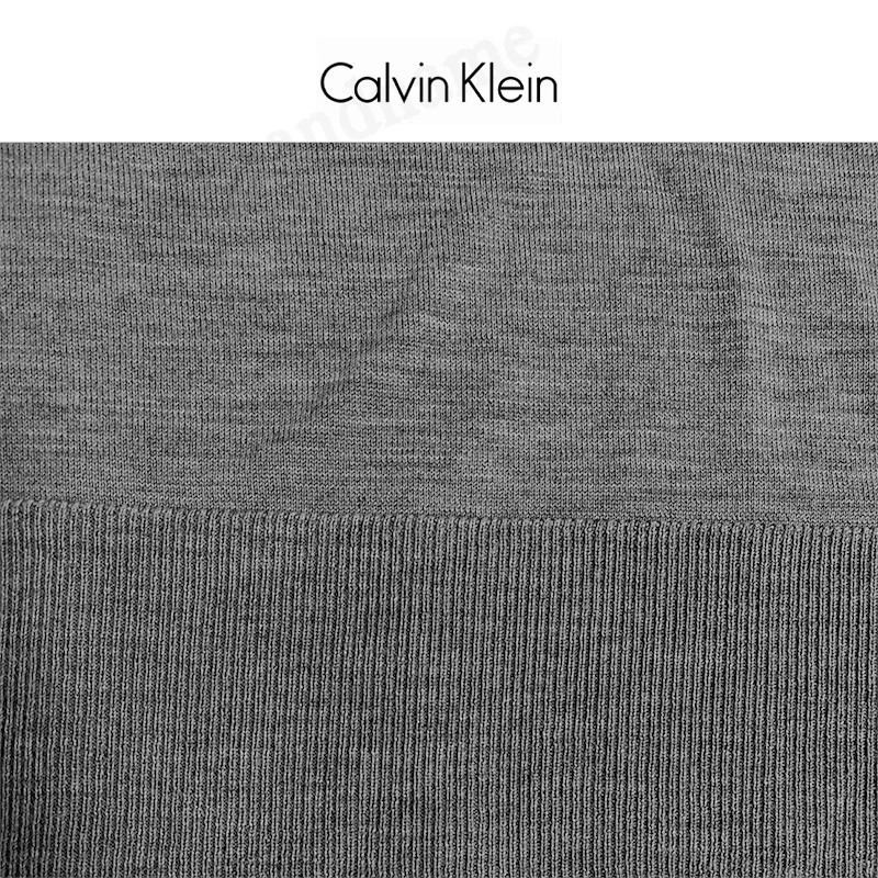 CK Calvin Klein เสื้อสเวตเตอร์แขนยาว รุ่น Women Classic Crewneck Sweatshirt (Grey) Code: 0010S M802TC