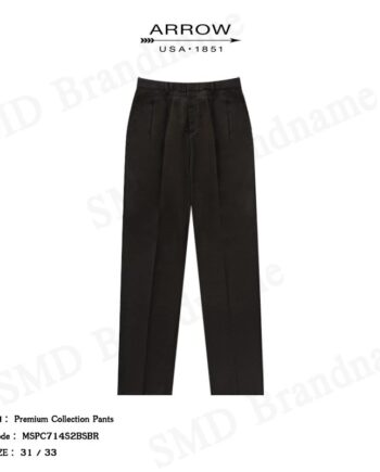 Arrow กางเกงสแล็ค ขายาว ทำงาน Classic รุ่น Premium Collection Pants Code: MSPC714S2BSBR
