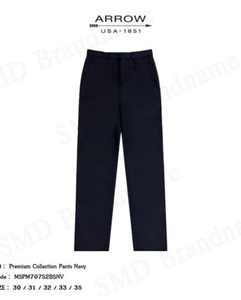 Arrow กางเกงสแล็ค ขายาว ทำงาน Classic รุ่น Premium Collection Pants Code: MSPM707S2BSNV