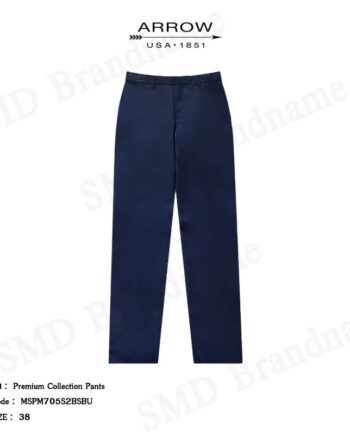 Arrow กางเกงสแล็ค ขายาว ทำงาน Classic รุ่น Premium Collection Pants Code: MSPM705S2BSBU