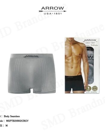 Arrow  กางเกงชั้นในผู้ชาย รุ่น Body Seamless Code: MXPTB20W2CRGY