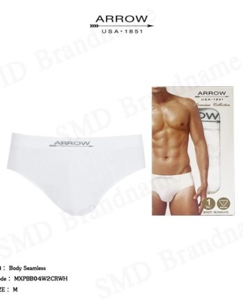 Arrow  กางเกงชั้นในผู้ชาย รุ่น Body Seamless Code: MXPBB04W2CRWH