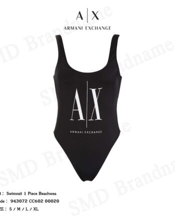 Armani Exchange ชุดว่ายน้ำ รุ่น Swimsuit 1 Piece Beachwea Code: 943072 CC602 00020
