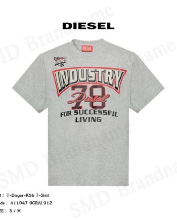 Diesel เสื้อยืด รุ่น T-Diegor-K56 T-Shirt Code: A11047 0GRAI 912
