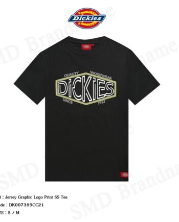 Dickies เสื้อยืดคอกลม รุ่น Jersey Graphic Logo Print SS Tee Code: DK007359CC21