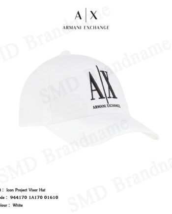 Armani Exchange หมวกแก็ป รุ่น Icon Project Visor Hat Code: 944170 1A170 01610