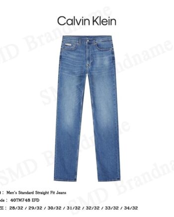 Calvin Klein Jeans กางเกงยีนส์ รุ่น Men's Standard Straight Fit Jeans Code: 40TM748 EFD