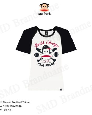 Paul Frank เสื้อยืดคอกลม รุ่น Women's Tee Shirt PF Sport Code: PFGLTSSM7106