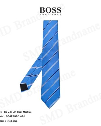 Hugo Boss เนคไทผู้ชาย รุ่น Tie 7.5 CM Neck Medblue Code: 50429505 426