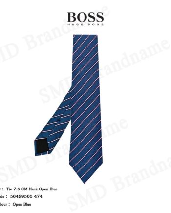 Hugo Boss เนคไทผู้ชาย รุ่น Tie 7.5 CM Neck Open Blue Code: 50429505 474