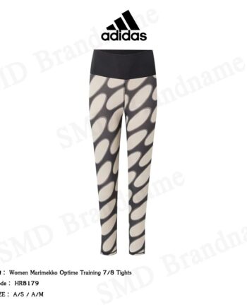 Adidas กางเกงออกกำลังกาย รุ่น Women Marimekko Optime Training 7/8 Tights Code: HR8179