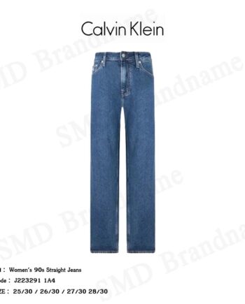 Calvin Klein Jeans กางเกงยีนส์ รุ่น Women's 90s Straight Jeans Code: J223291 1A4