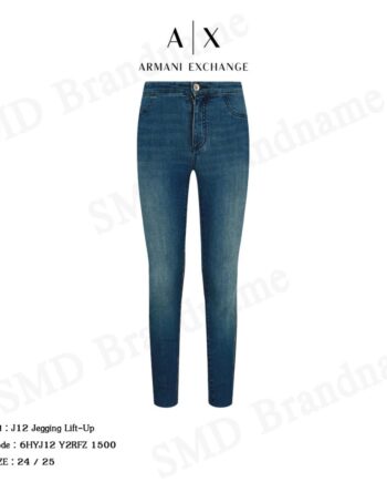 Armani Exchange กางเกงยีนส์ รุ่น J12 Jegging Lift-Up Code: 6HYJ12 Y2RFZ 1500
