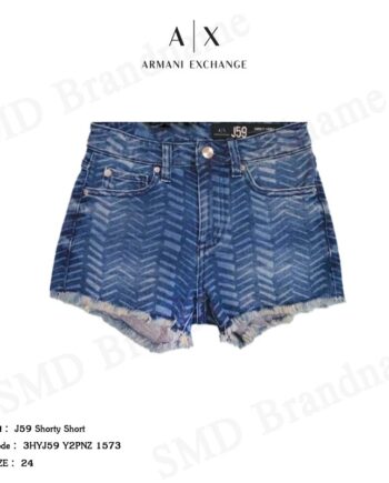 Armani Exchange กางเกงยีนส์ขาสั้น รุ่น J59 Shorty Short Code: 3HYJ59 Y2PNZ 1573