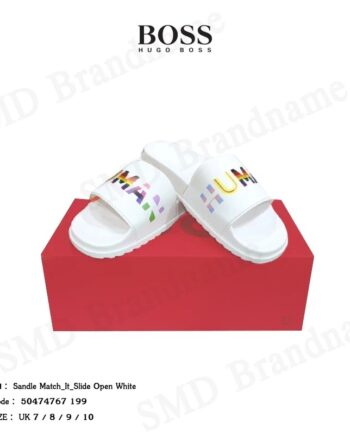 Hugo Boss รองเท้าแตะ รุ่น Sandle Match_It_Slide Open White Code: 50474767 199
