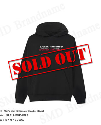 John Henry เสื้อสเวตเตอร์ผู้ชาย รุ่น Men's Slim Fit Sweater Hoodie (Black) Code: JH S125MHOSM22