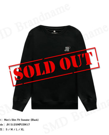 John Henry เสื้อสเวตเตอร์ผู้ชาย รุ่น Men's Slim Fit Sweater (Black) Code: JH S125MPUSM17