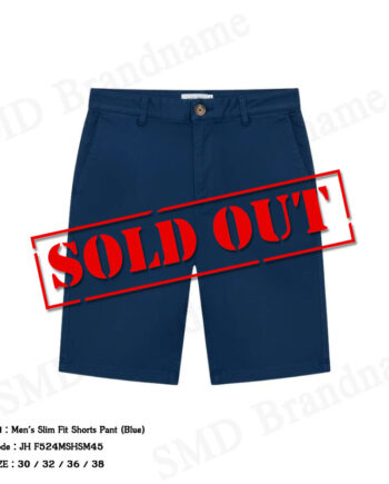 John Henry กางเกงขาสั้นผู้ชาย รุ่น Men's Slim Fit Shorts Pant (Blue) Code: JH F524MSHSM45