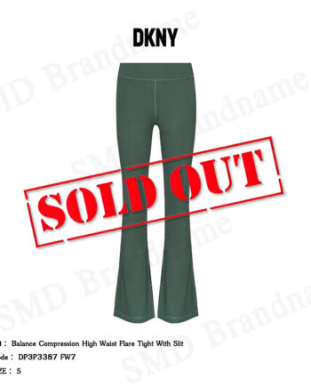DKNY Sport กางเกงออกกำลังกาย รุ่น Balance Compression High Waist Flare Tight with Slit Code: DP3P3387 FW7