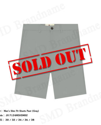 John Henry กางเกงขาสั้นผู้ชาย รุ่น Men's Slim Fit Shorts Pant (Grey) Code: JH F124MSHSM02