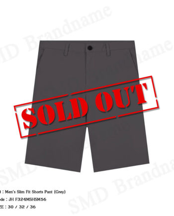 John Henry กางเกงขาสั้นผู้ชาย รุ่น Men's Slim Fit Shorts Pant (Grey) Code: JH F324MSHSM56