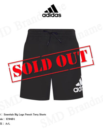 Adidas กางเกงขาสั้น รุ่น Essentials Big Logo French Terry Shorts Code: IC9401