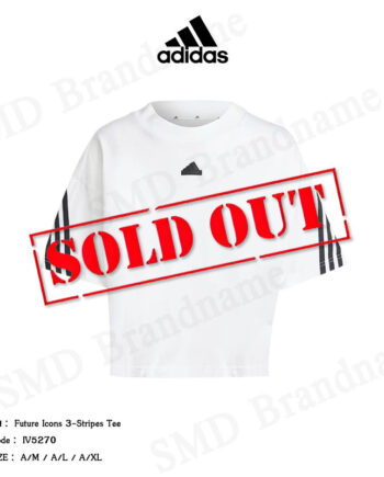 Adidas เสื้อยืดคอกลม รุ่น Future Icons 3-Stripes Tee Code: IV5270