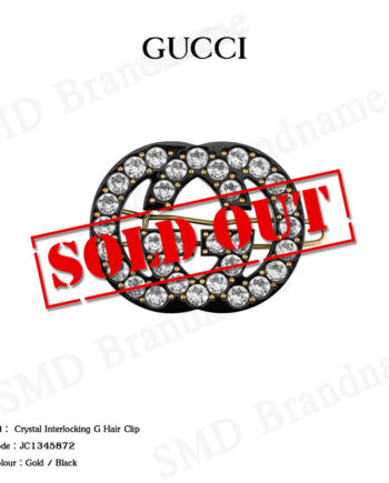 Gucci กิ๊บติดผม รุ่น Crystal Interlocking G Hair Clip Code: JC1345872