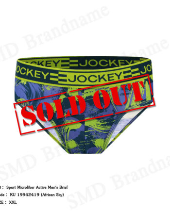 Jockey กางเกงชั้นในผู้ชาย รุ่น Sport Microfiber Active Men's Brief Code: KU 19942419 (African Sky)