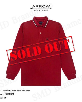 Arrow เสื้อโปโล รุ่น Comfort Cotton Solid Polo Shirt Code: KW8N8RE
