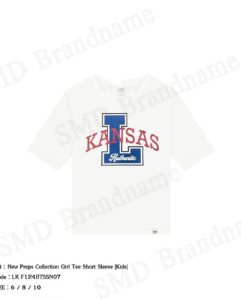 Lee เสื้อยืด รุ่น New Preps Collection Girl Tee Short Sleeve [Kids] Code: LK F124BTSSN07