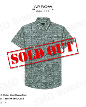 Arrow เสื้อเชิ้ตแขนสั้น รุ่น Cotton Short Sleeves Shirt  Code: MACM605W2CSGR
