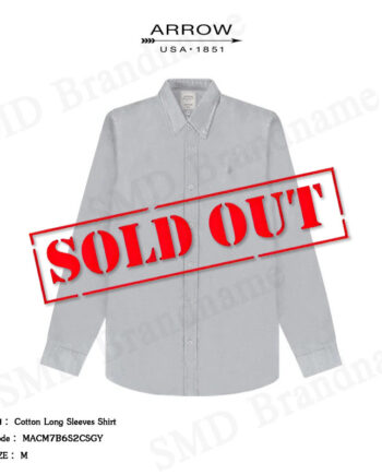Arrow เสื้อเชิ้ตแขนยาว รุ่น Cotton Long Sleeves Shirt  Code: MACM7B6S2CSGY