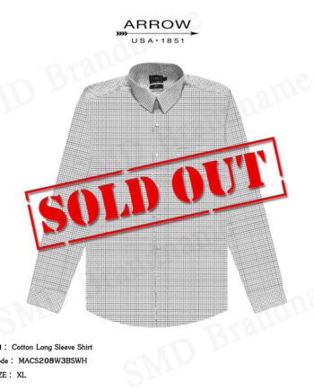 Arrow เสื้อเชิ้ตแขนยาว รุ่น Cotton Long Sleeve Shirt Code: MACS208W3BSWH